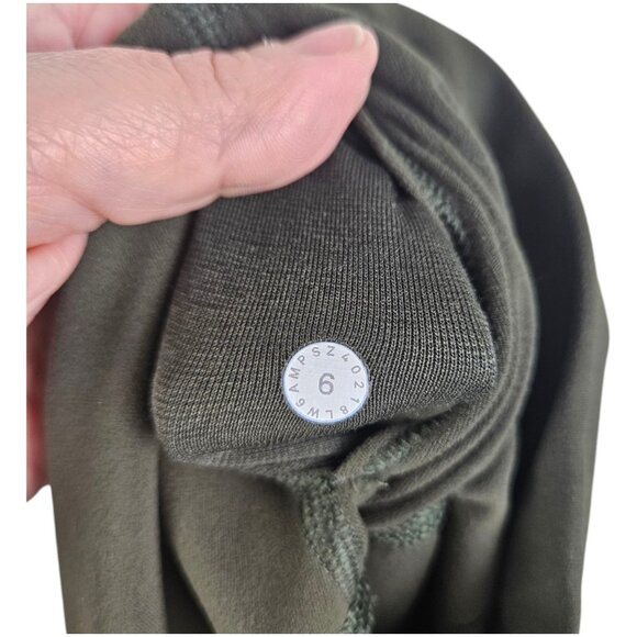 Lululemon Olive Green Align Cropped Leggings Size 6 - Picture 5 of 8